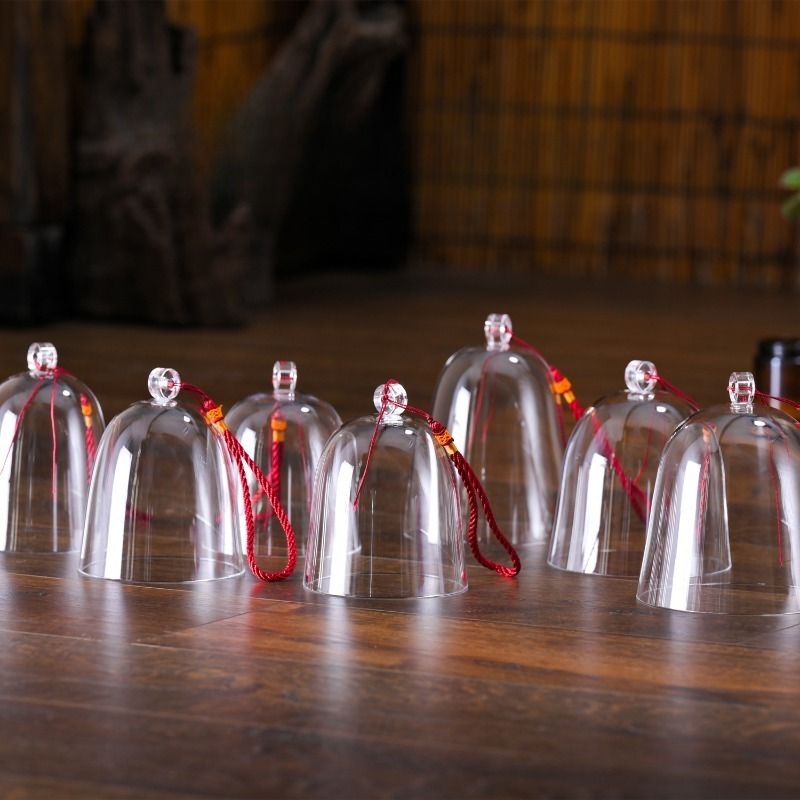 Healing Crystal Set - Kristall-Klangschalen-Set Klangtherapie Transparente Quarzglocke 7 Chakren