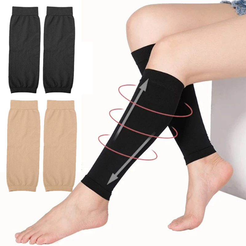Compression Knee Sleeve - Unisex Elastische Kompressionssocken Wadenstulpen Atmungsaktive Sportsocken