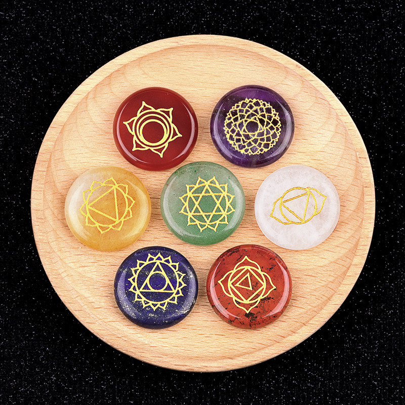 7 Stück/Set Natursteinperlen,  – Healing Crystal Set Bewertung und Preis