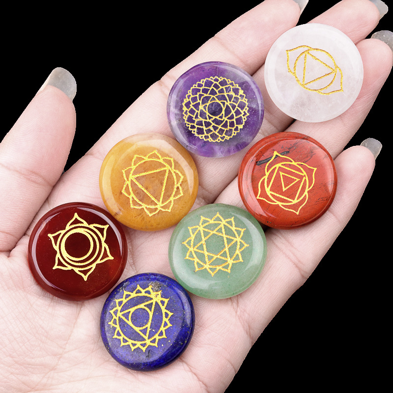 7 Stück/Set Natursteinperlen,  – Healing Crystal Set Bewertung und Preis