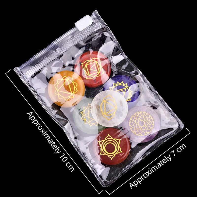 7 Stück/Set Natursteinperlen,  – Healing Crystal Set Bewertung und Preis