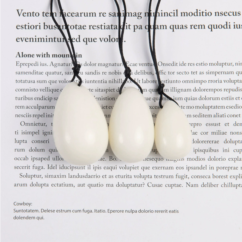 Weiße Jade gebohrte Eier Set Y – Healing Crystal Set Bewertung und Preis