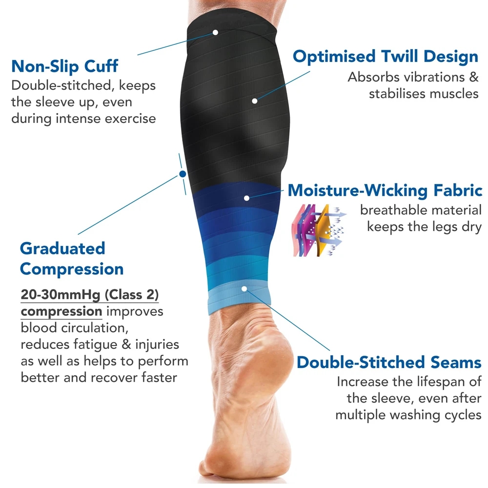 1 Paar Wadenkompressionsbandag – Compression Knee Sleeve Bewertung und Preis
