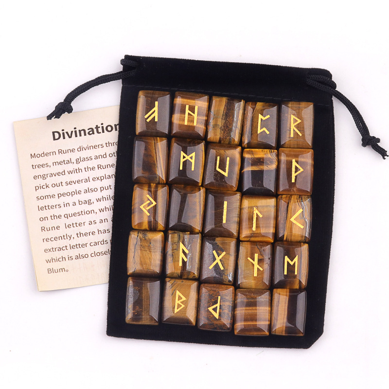 25-teiliges Runen-Steine-Set m – Healing Crystal Set Bewertung und Preis